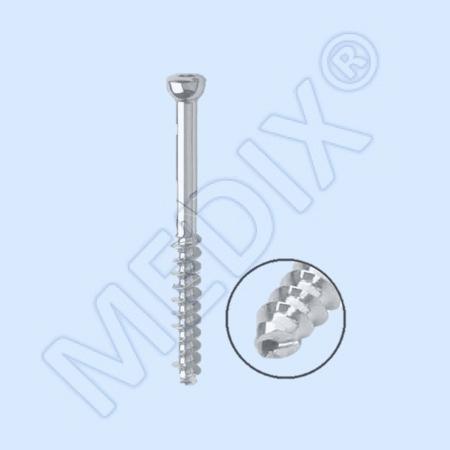 CODE-070 <br>TORNILLO CANULADO ESPONJOSO GRANDE Ø7.0mm, ROSCA 32mm