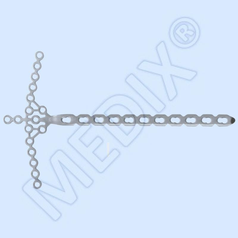 CODE-124 <br>PLACA DE PILOÓN DE BLOQUEO SEGURO DE 2,7 mm / 3,5 mm